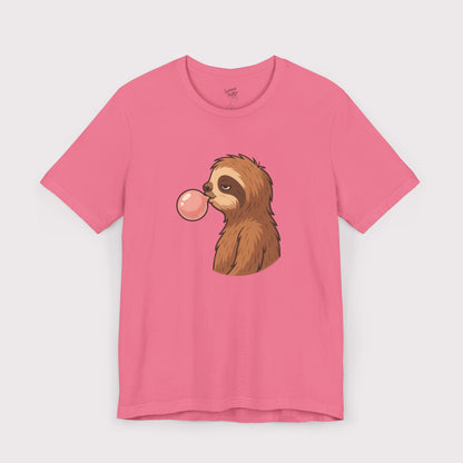 Bubble Blowing Sloth T-Shirt