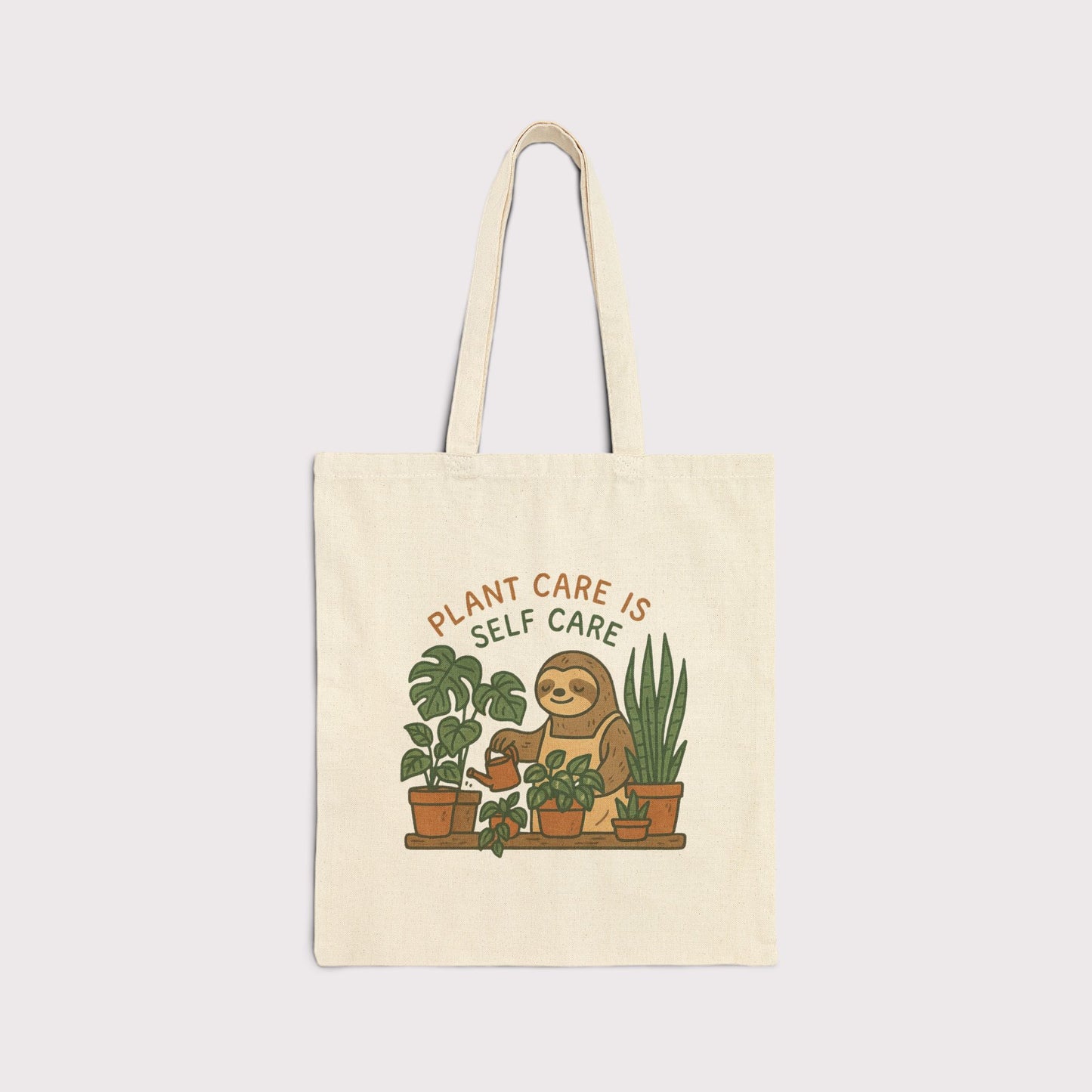 Plant Care Is Self Care Canvas Tote