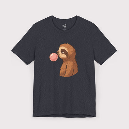 Bubble Blowing Sloth T-Shirt