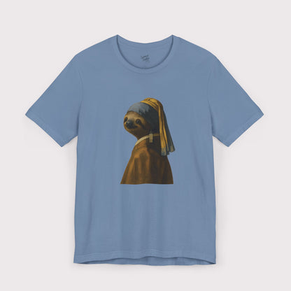 Sloth With An Earring - Jersey Tee