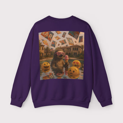 Sloth Pool Party Crewneck