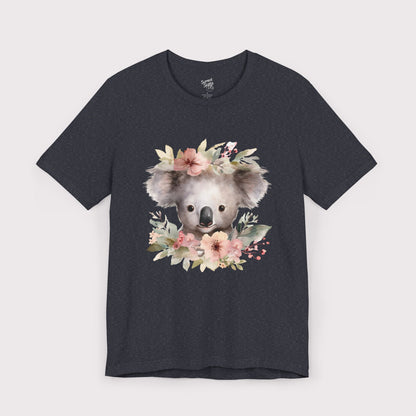 Floral Crown Koala - Jersey Tee