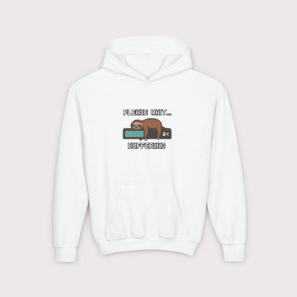 Buffering Sloth Kids Hoodie