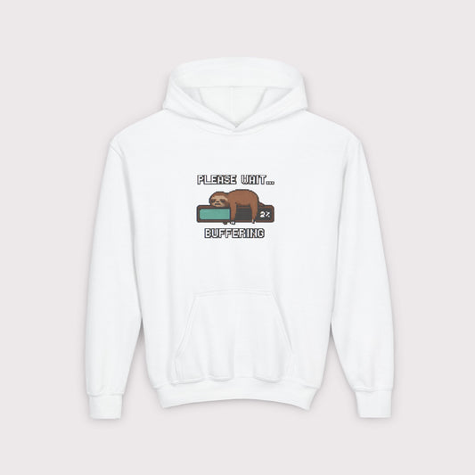Buffering Sloth Kids Hoodie