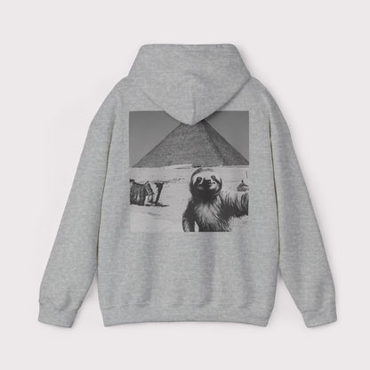 Sloth Selfie Pyramids of Egypt - Hoodie