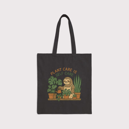 Plant Care Is Self Care Canvas Tote