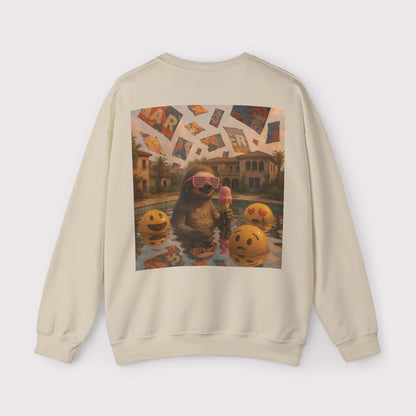 Sloth Pool Party Crewneck