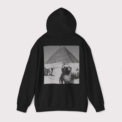 Sloth Selfie Pyramids of Egypt - Hoodie