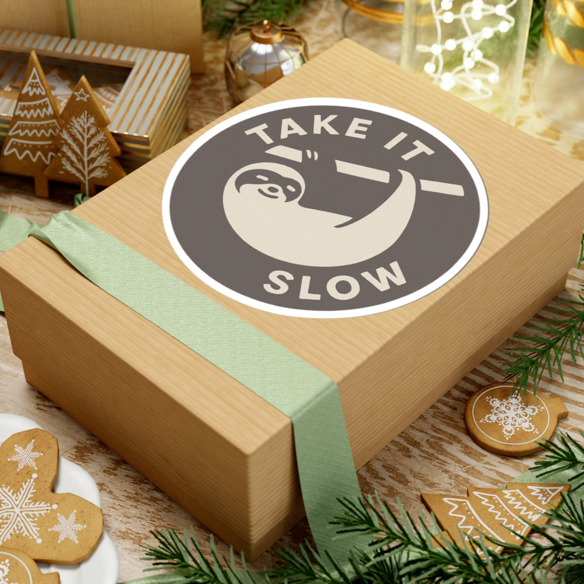 Take It Slow Stickers
