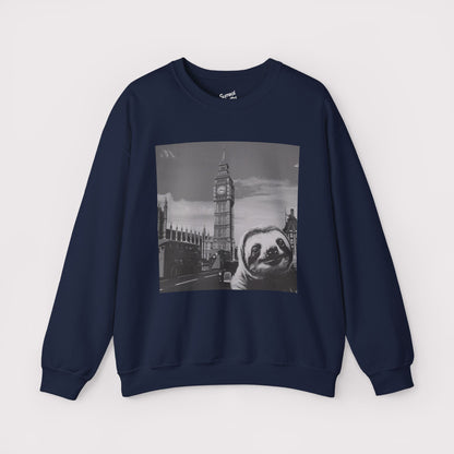 Sloth Selfie Big Ben - Crewneck