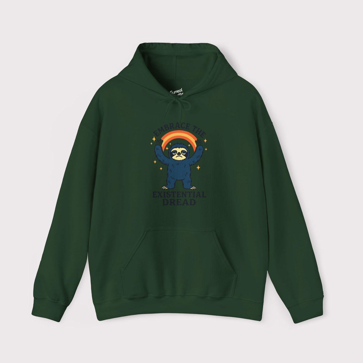 Embrace the Existential Dread Sloth Hoodie