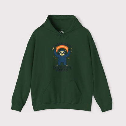 Embrace the Existential Dread Sloth Hoodie