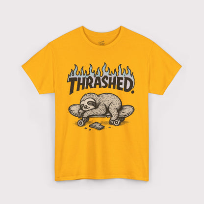 Thrashed Flame Outline T-Shirt