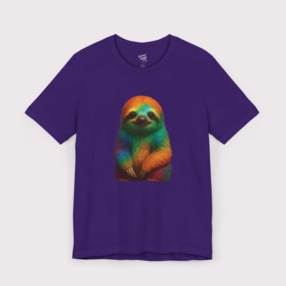 Rainbow Vibes Sloth T-Shirt
