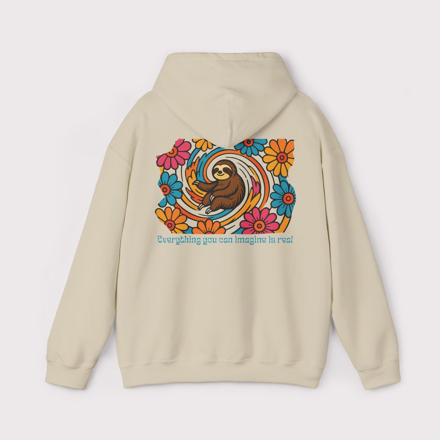 Imagine Sloth Hoodie
