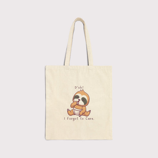 D’oh! I Forgot to Care Tote Bag