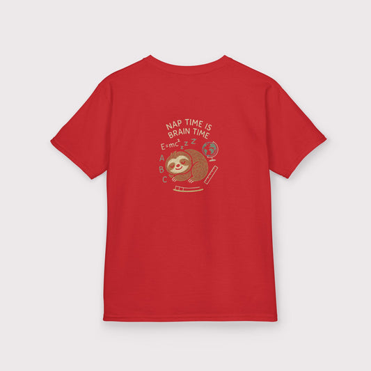 Nap Time Is Brain Time Kids T-Shirt