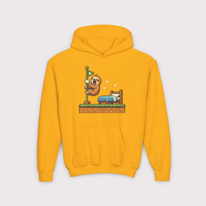 Level Complete Nap Time Kids Hoodie
