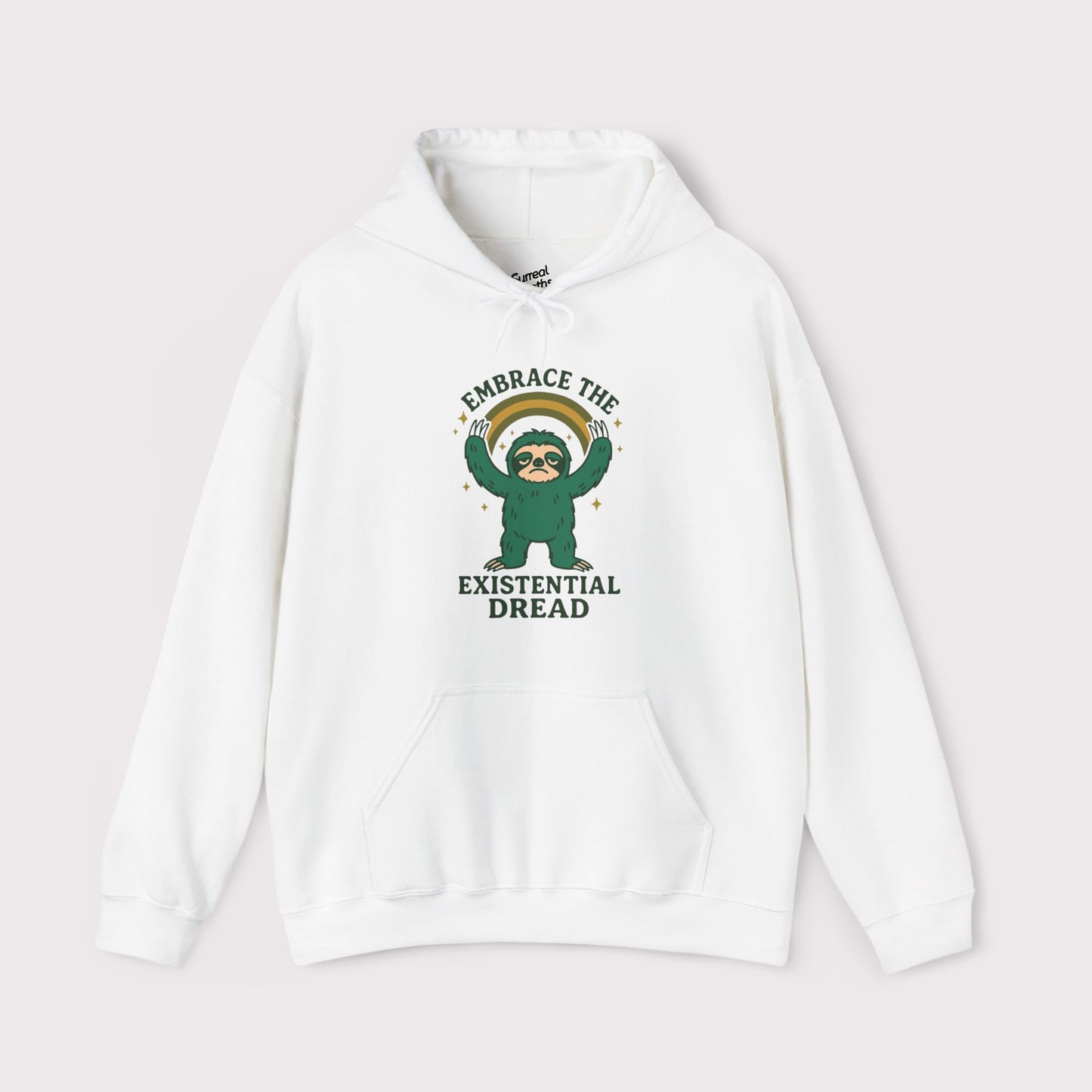Embrace the Existential Dread Sloth Hoodie