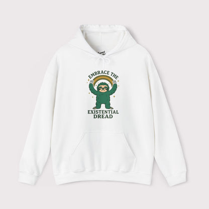 Embrace the Existential Dread Sloth Hoodie