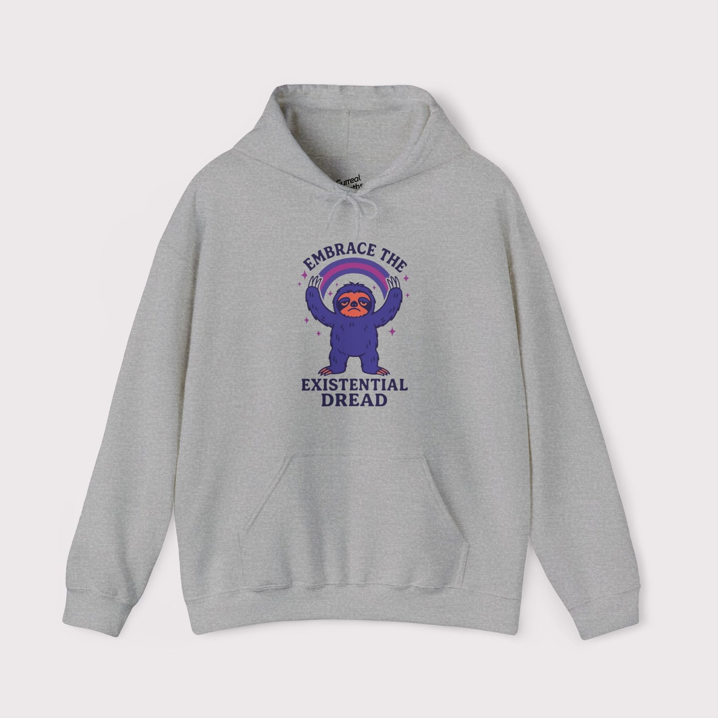 Embrace the Existential Dread Sloth Hoodie
