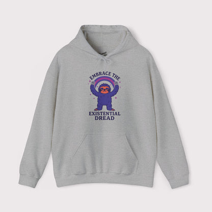 Embrace the Existential Dread Sloth Hoodie