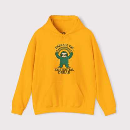Embrace the Existential Dread Sloth Hoodie