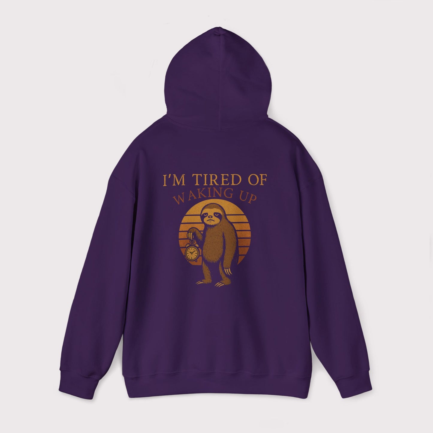 Tired of Waking Up Sloth Hoodie