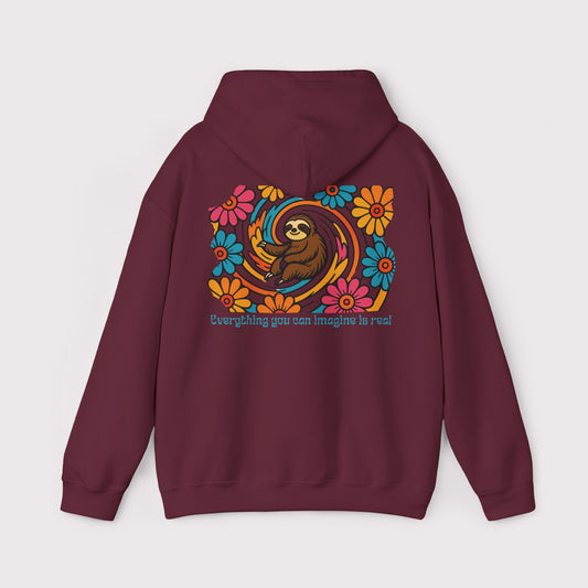 Imagine Sloth Hoodie