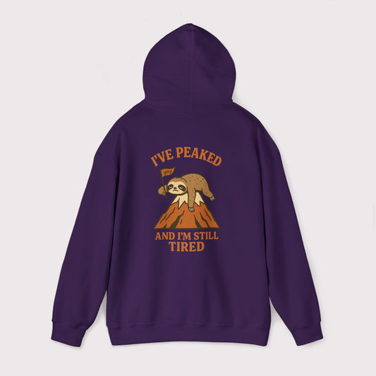 I've Peaked Sloth Hoodie