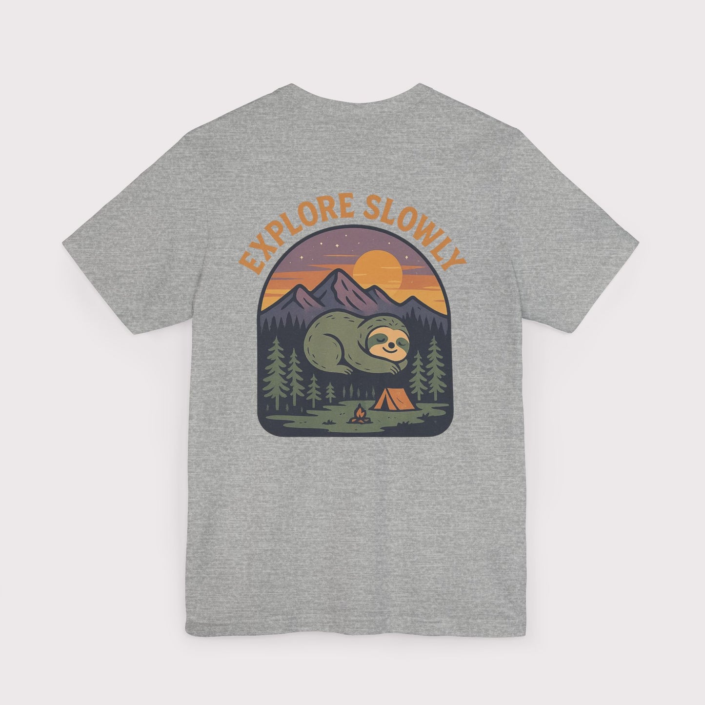Explore Slowly Sloth T-Shirt