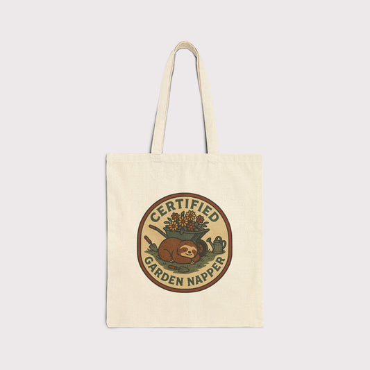 Certified Garden Napper Canvas Tote