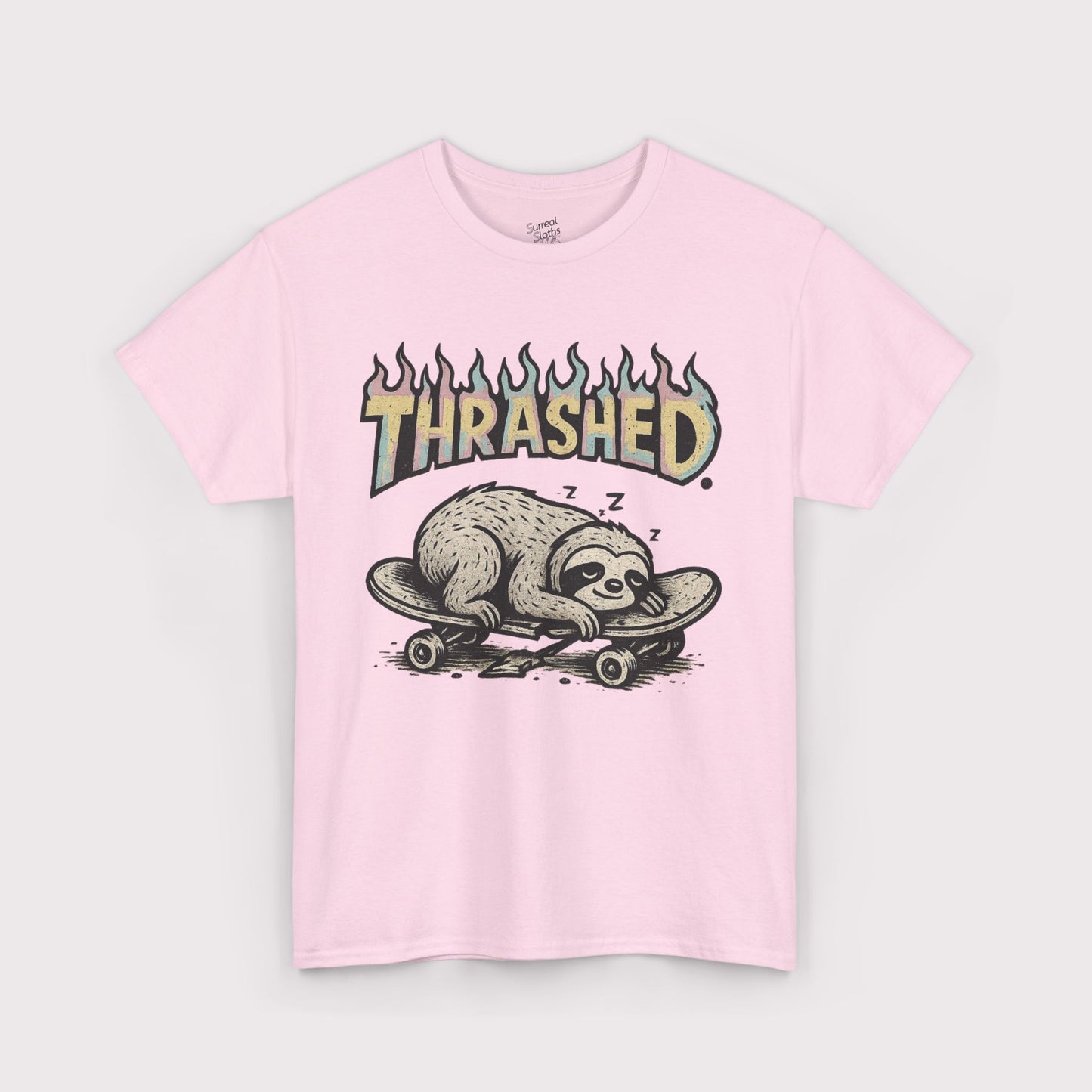 Thrashed Rainbow Flame T-Shirt