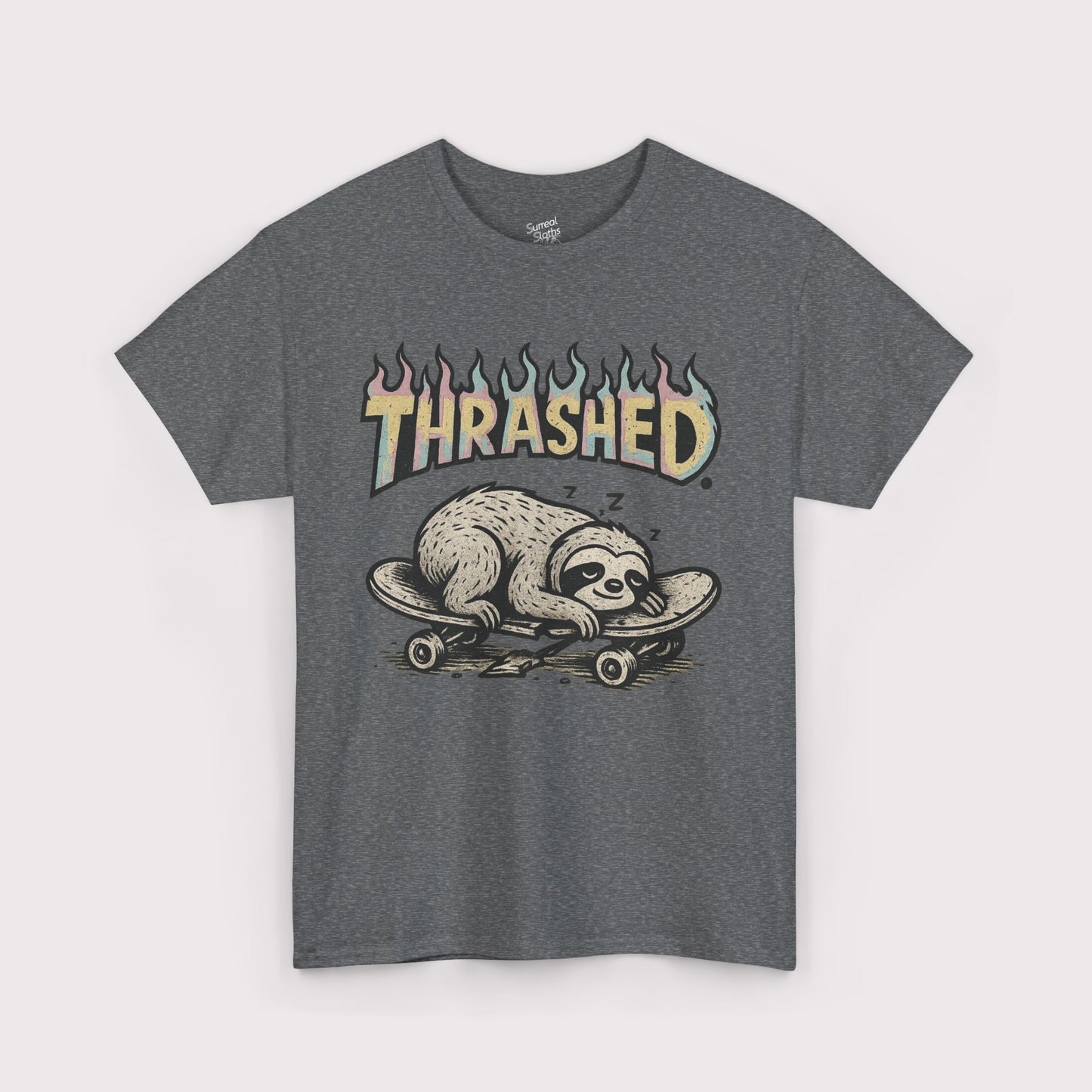 Thrashed Rainbow Flame T-Shirt