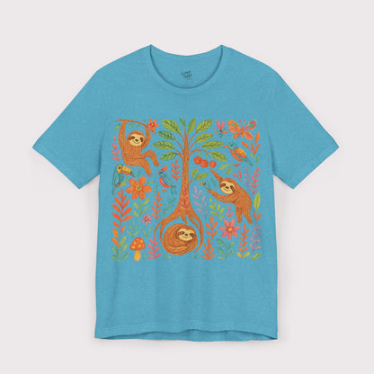 Jungle Joy Sloth T-Shirt