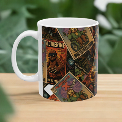 Sloth Superhero Mug Series: Slotherine, Professloth X & Magnesloth
