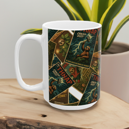 Sloth Superhero Mug Series: Thnap, Aracnasloth & Ironnap
