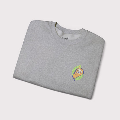 Leaf Me Alone Embroidered Crewneck