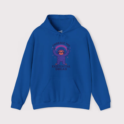 Embrace the Existential Dread Sloth Hoodie