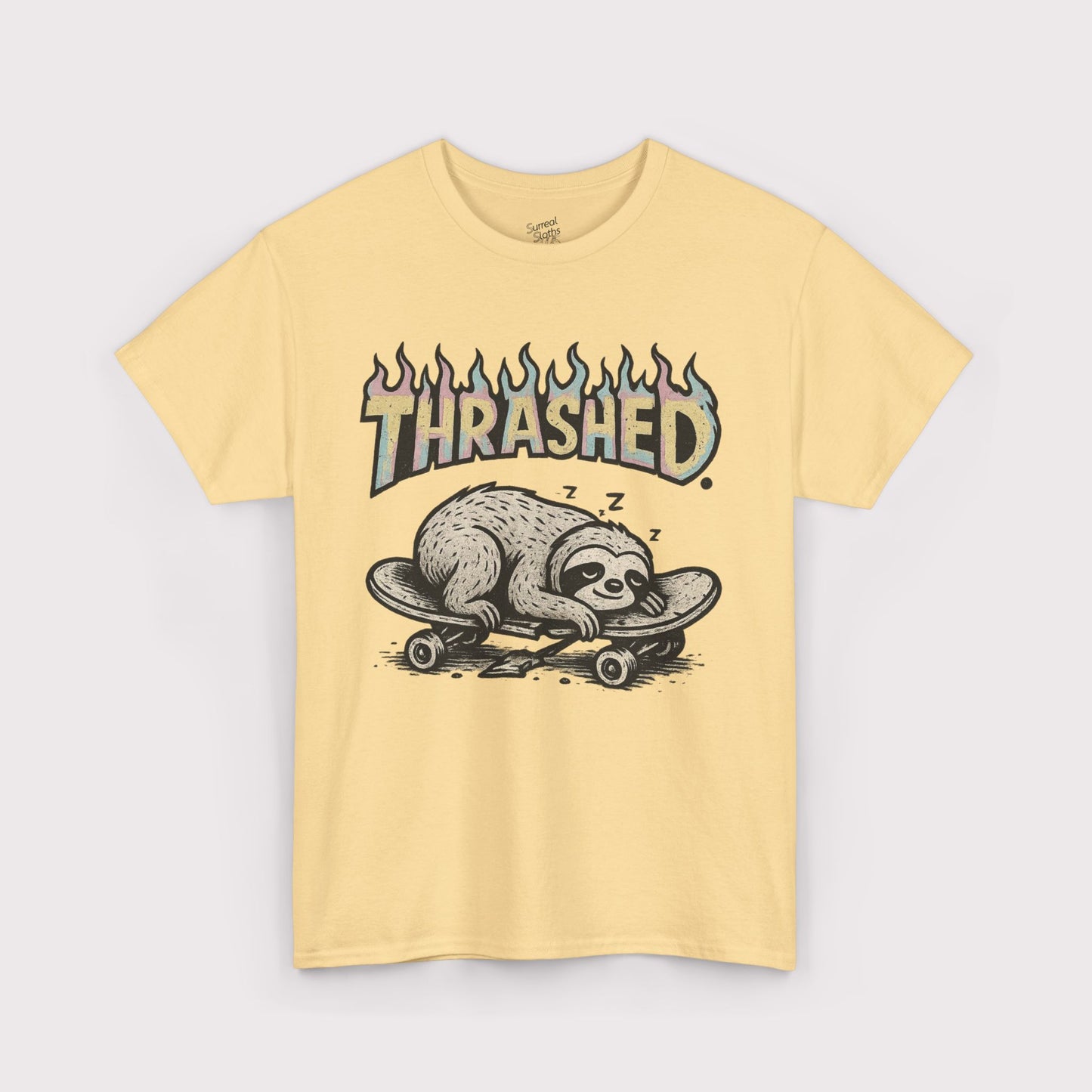 Thrashed Rainbow Flame T-Shirt