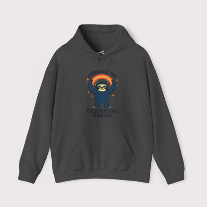 Embrace the Existential Dread Sloth Hoodie