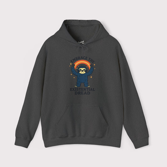 Embrace the Existential Dread Sloth Hoodie