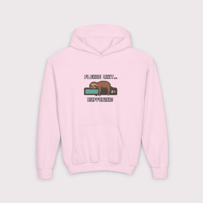 Buffering Sloth Kids Hoodie