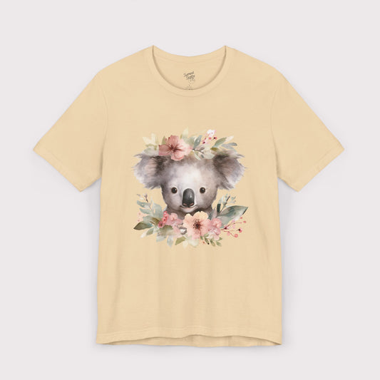 Floral Crown Koala - Jersey Tee