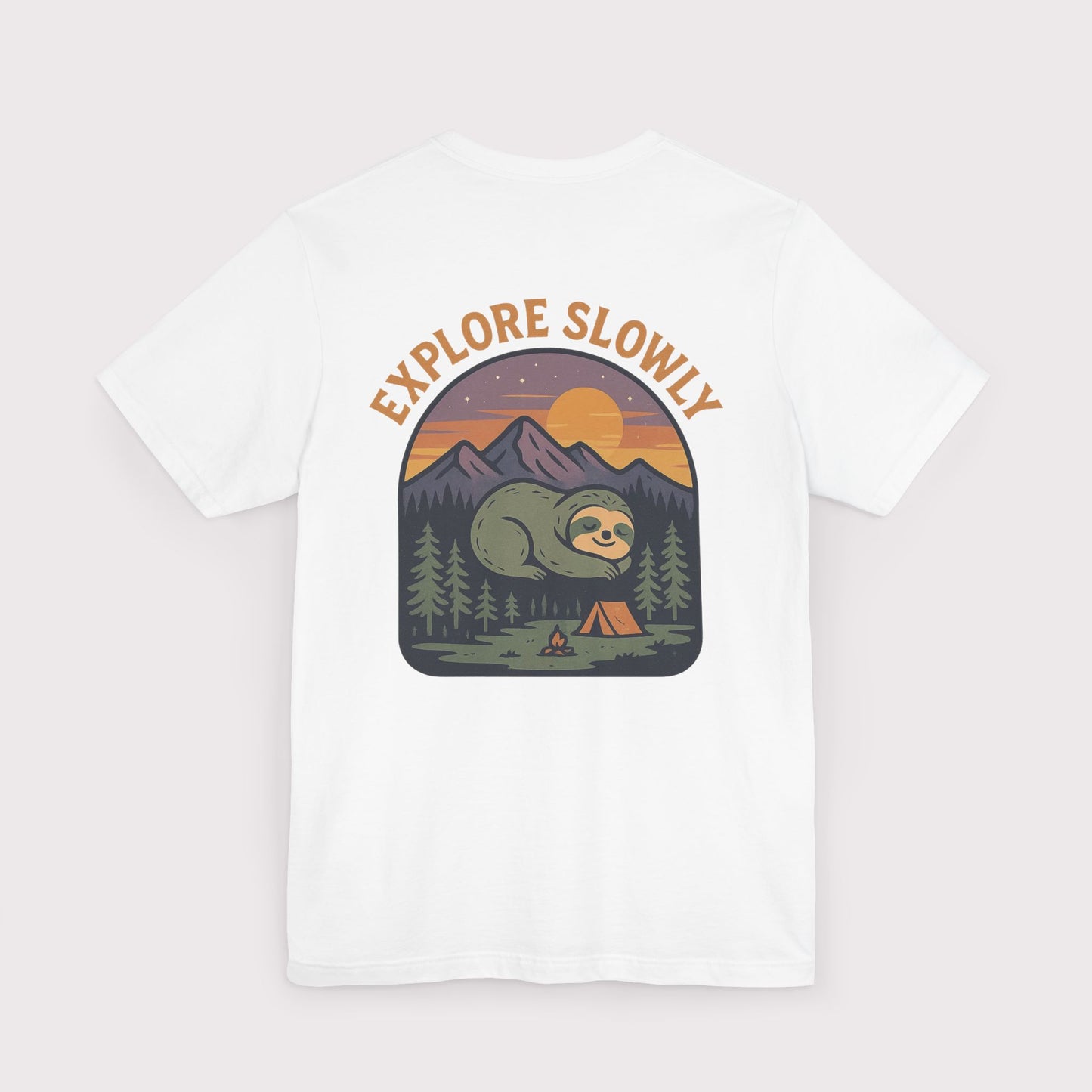 Explore Slowly Sloth T-Shirt