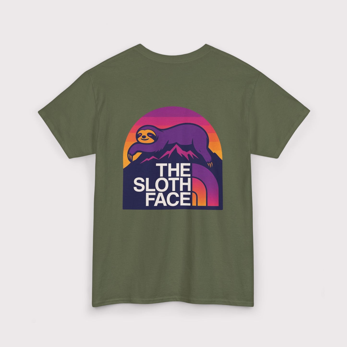 The Sloth Face Sunset T-Shirt