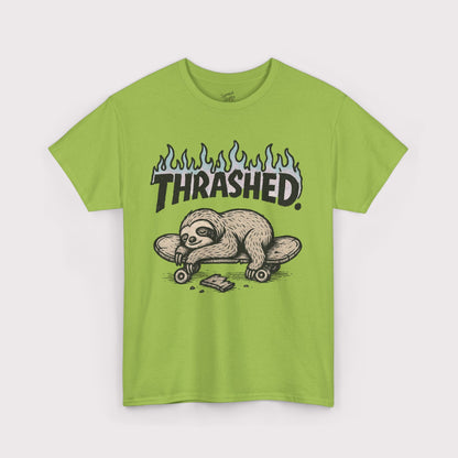 Thrashed Flame Outline T-Shirt