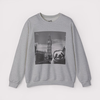 Sloth Selfie Big Ben - Crewneck