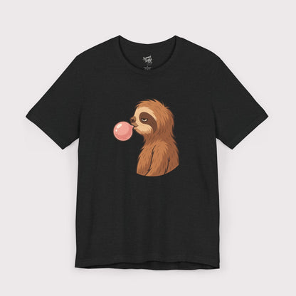 Bubble Blowing Sloth T-Shirt