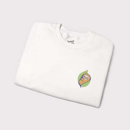 Leaf Me Alone Embroidered Crewneck